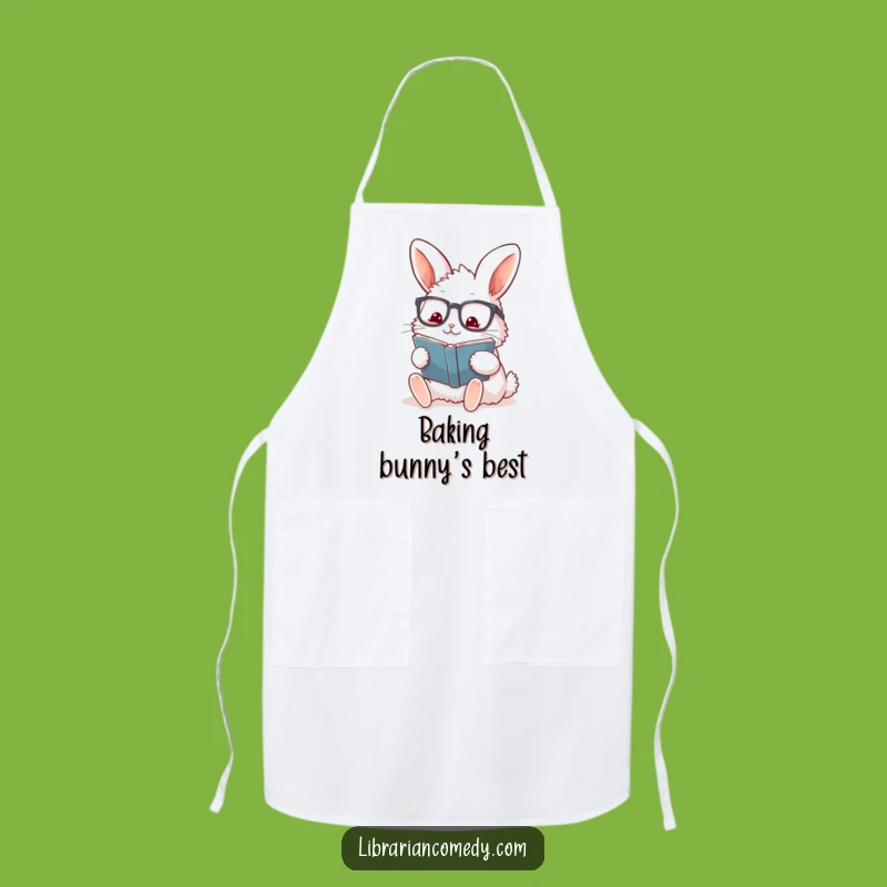 Funny Rabbit Chef Apron: Bookish Kitchen Fun, Perfect Humorous Gift for Bakers