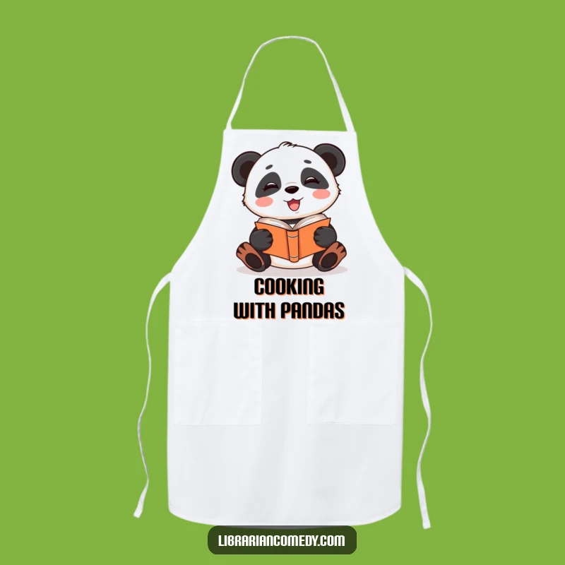 Funny Panda Chef Apron: Quirky Kitchen Fun, Perfect Humorous Gift for Cooks