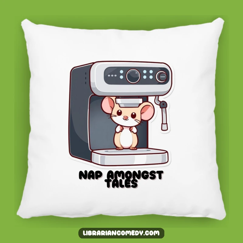 Funny Mouse Bookshelf Pillow: Cozy Up with Bookish Comfort, Comfy Gift