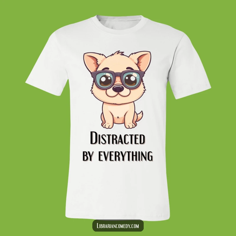 Funny Dog Glasses T-Shirt - Comical Canine Comfort for Laugh Lovers